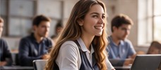 Estudiantes en un aula